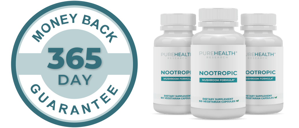 Nootropic Mushroom Formula bottles
